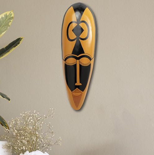 Orobe Handcrafted Tribal Metal Wall Mask CEWMA100247_OB