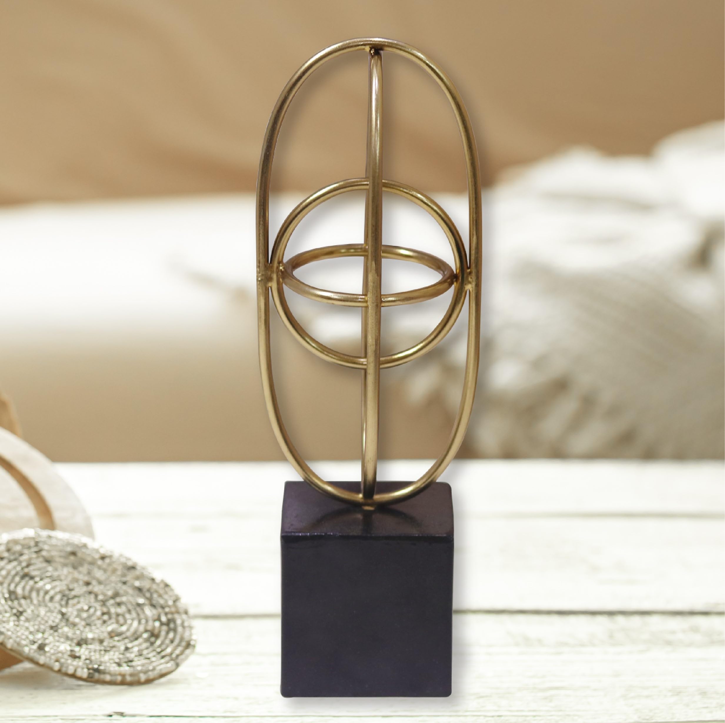 Orobe Golden Celestial Harmony Metal Sculpture 24CM CGTSC100242_OB