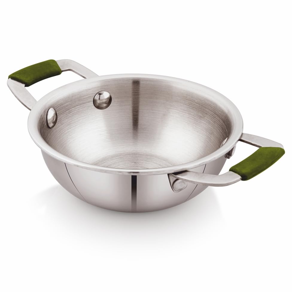 TCS HAPTIK TRIPLY MINI KADAI 12CM CHMK12