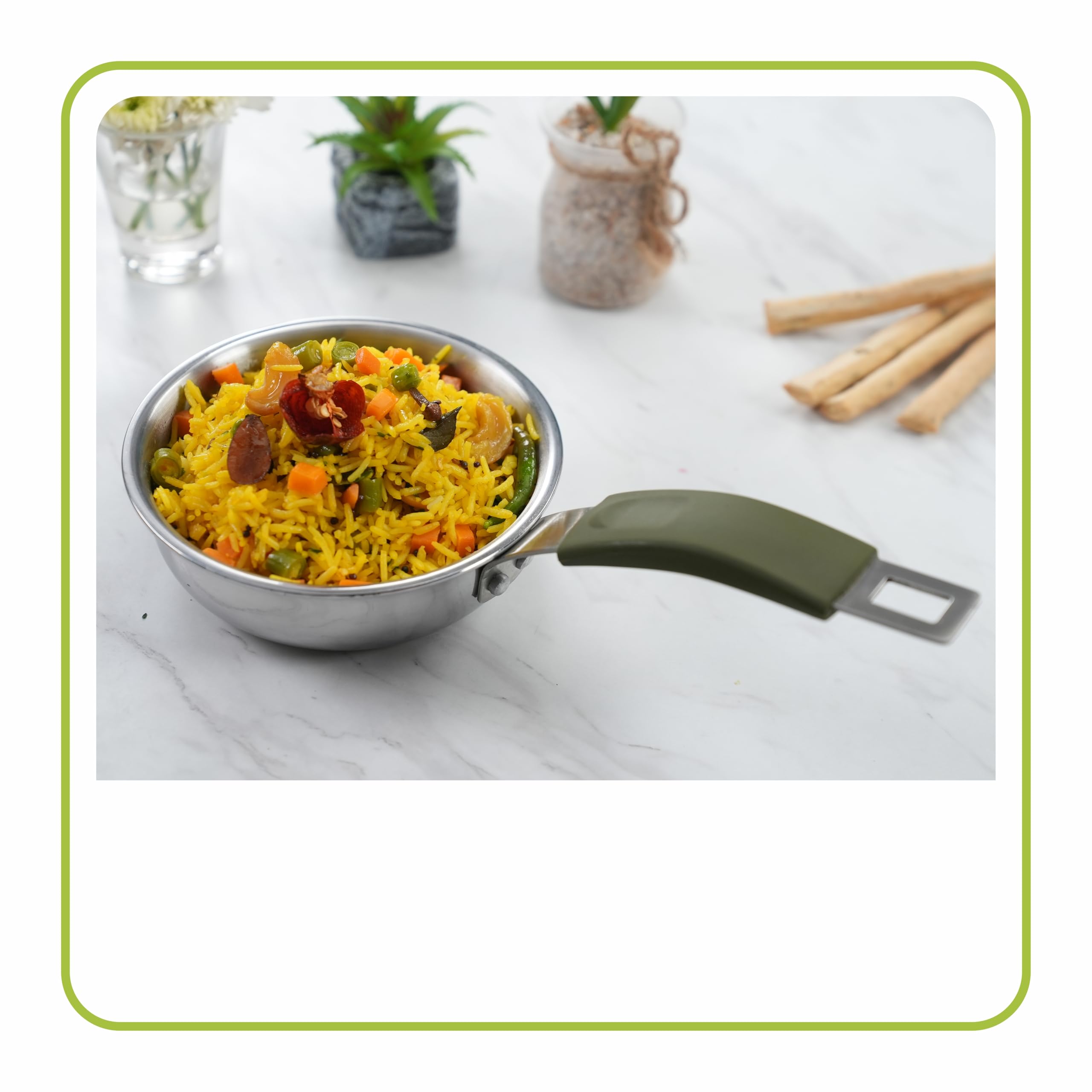 TCS HAPTIK MINI SERIES TRIPLY FRYPAN 12CM CHMF12