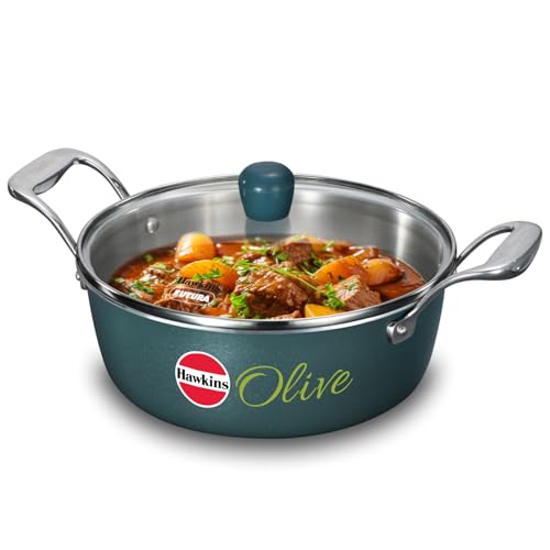 Hawkins Olive Pro 3 Litre CNS Bowl, Green (POSC30G)