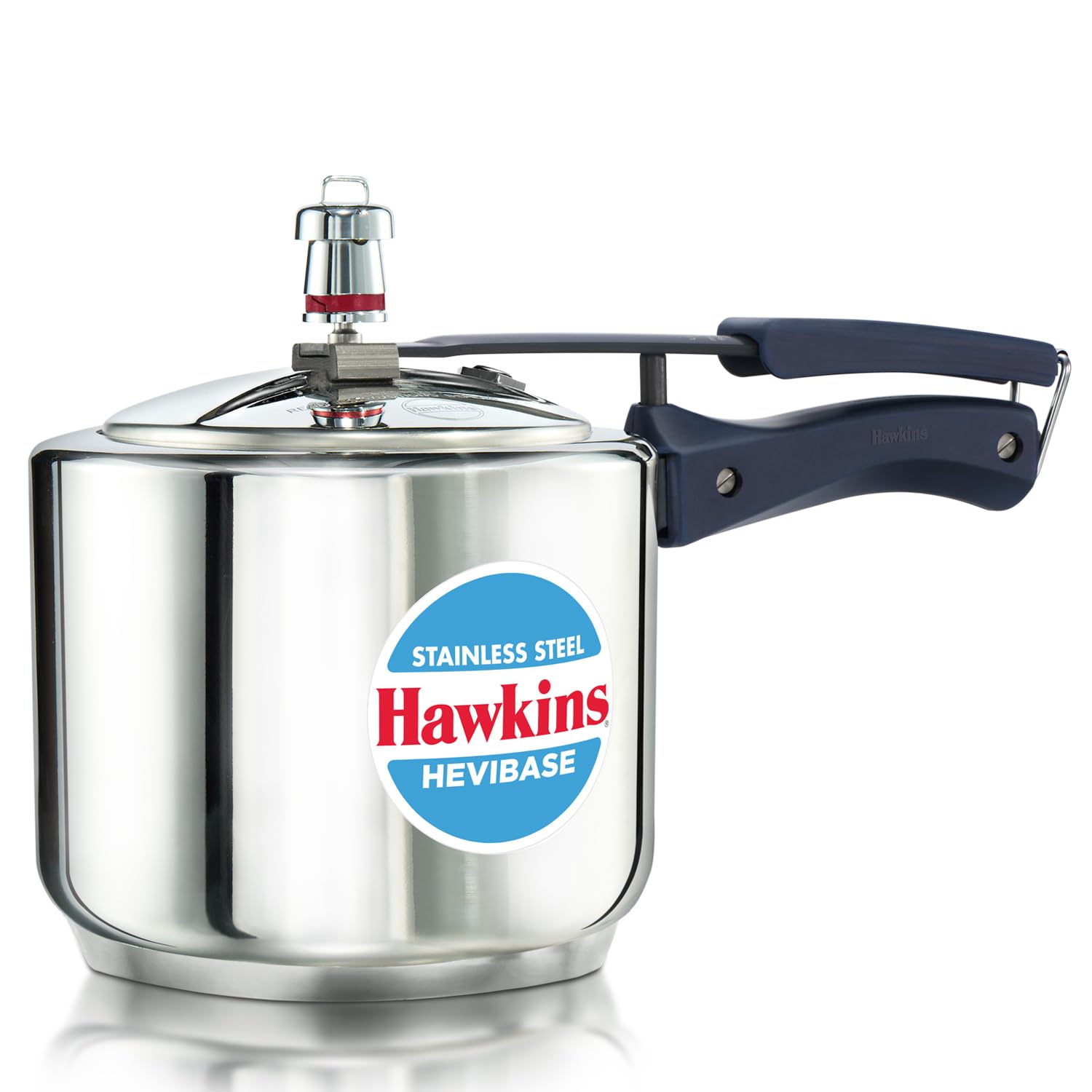 Hawkins Stainless Steel 3L (Tall) Hevibase Pressure Cooker Induction Compatible (HSI3T)