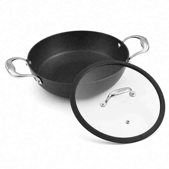 VC898 Vinod Ferona Cast Iron Kadai 26CM FCIK26