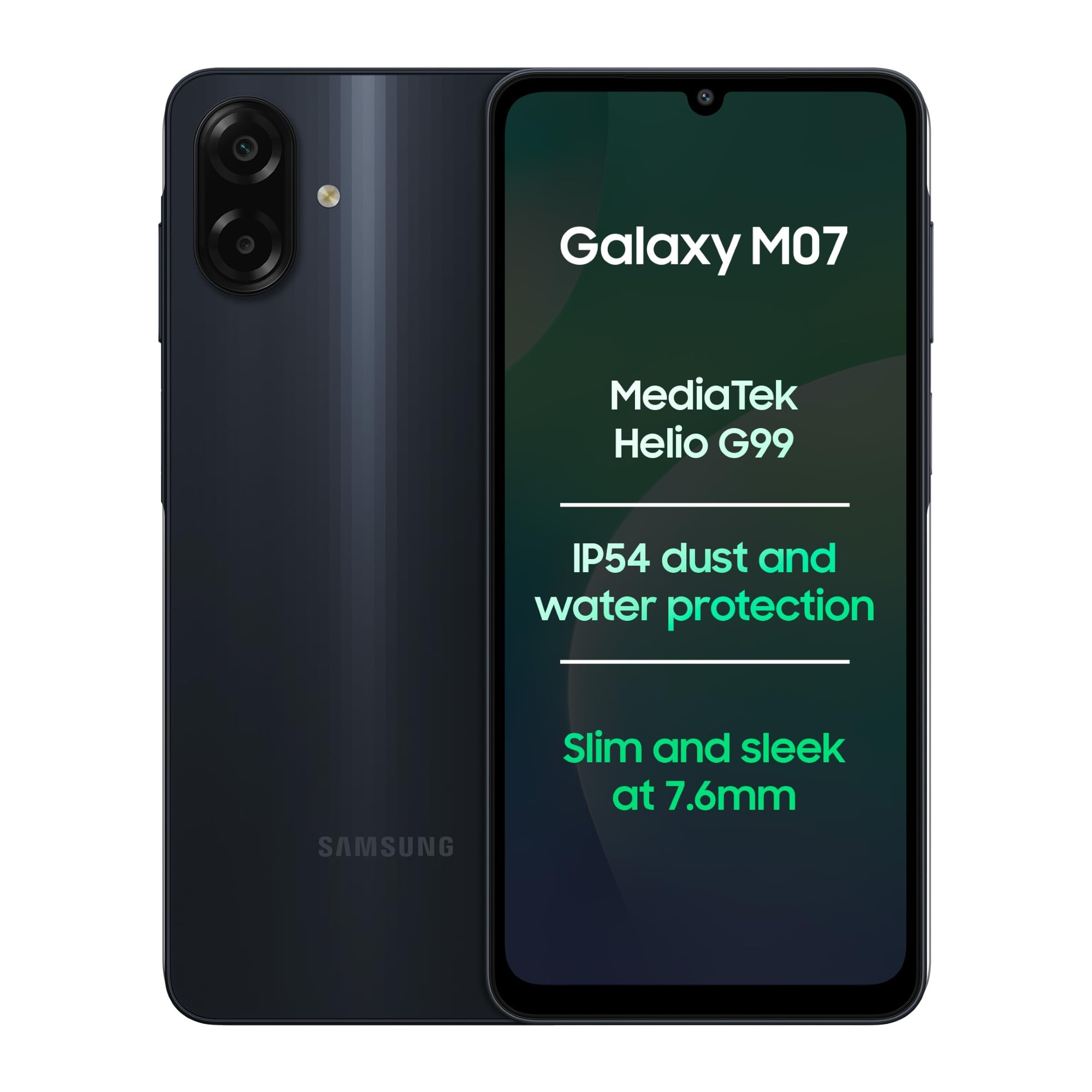 SM-M075FZKDINS Samsung Galaxy M07 4/64GB Black