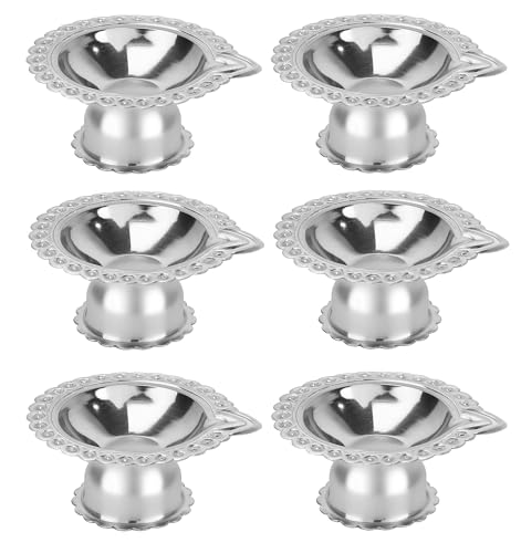 Dynore Peacock Grace Traditional Diya Set of 6 Pcs DS_2428