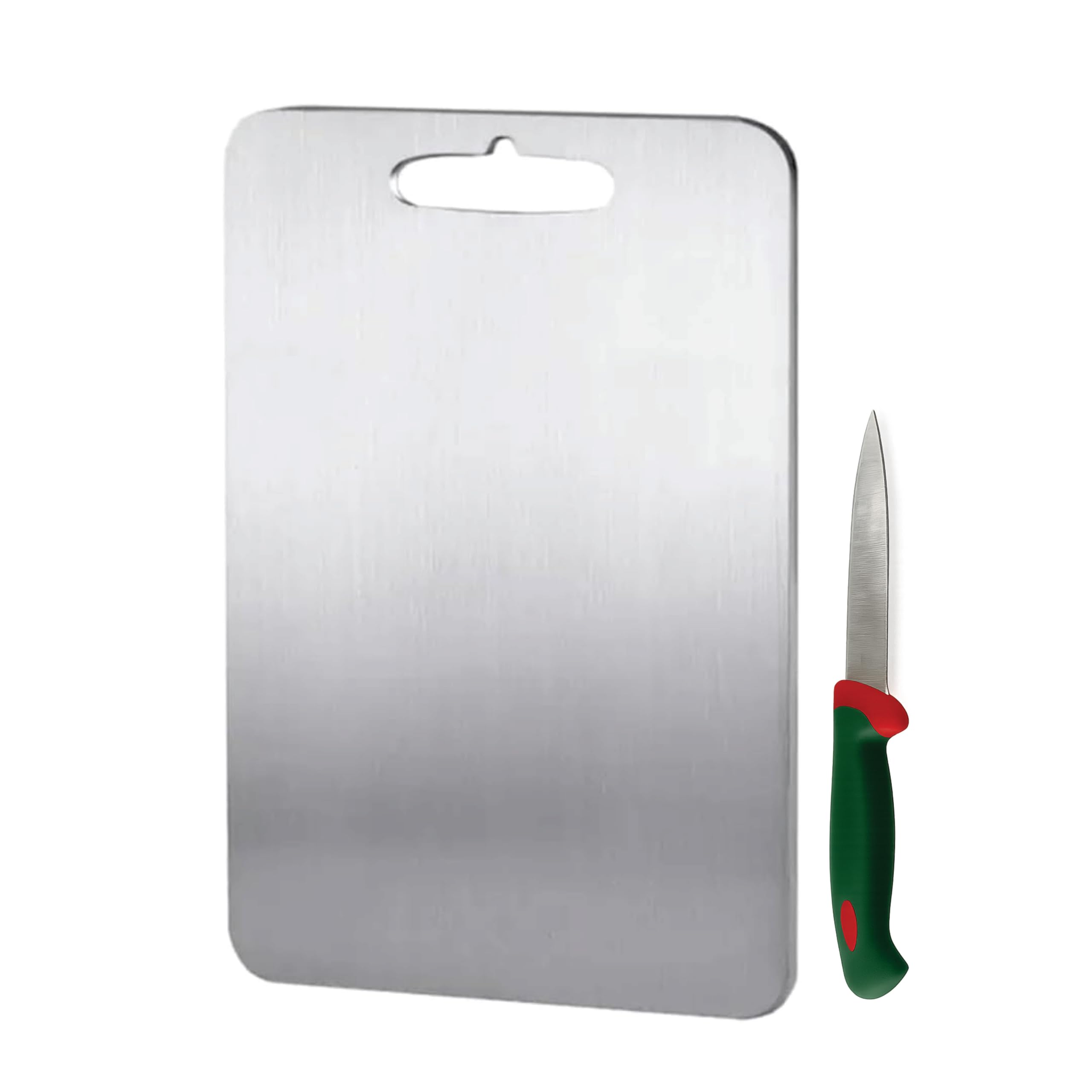KMW Premium SS Chopping Board with Knife Medium CHB02K