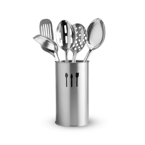 Venice SS Cooking Spoons Set with Stand