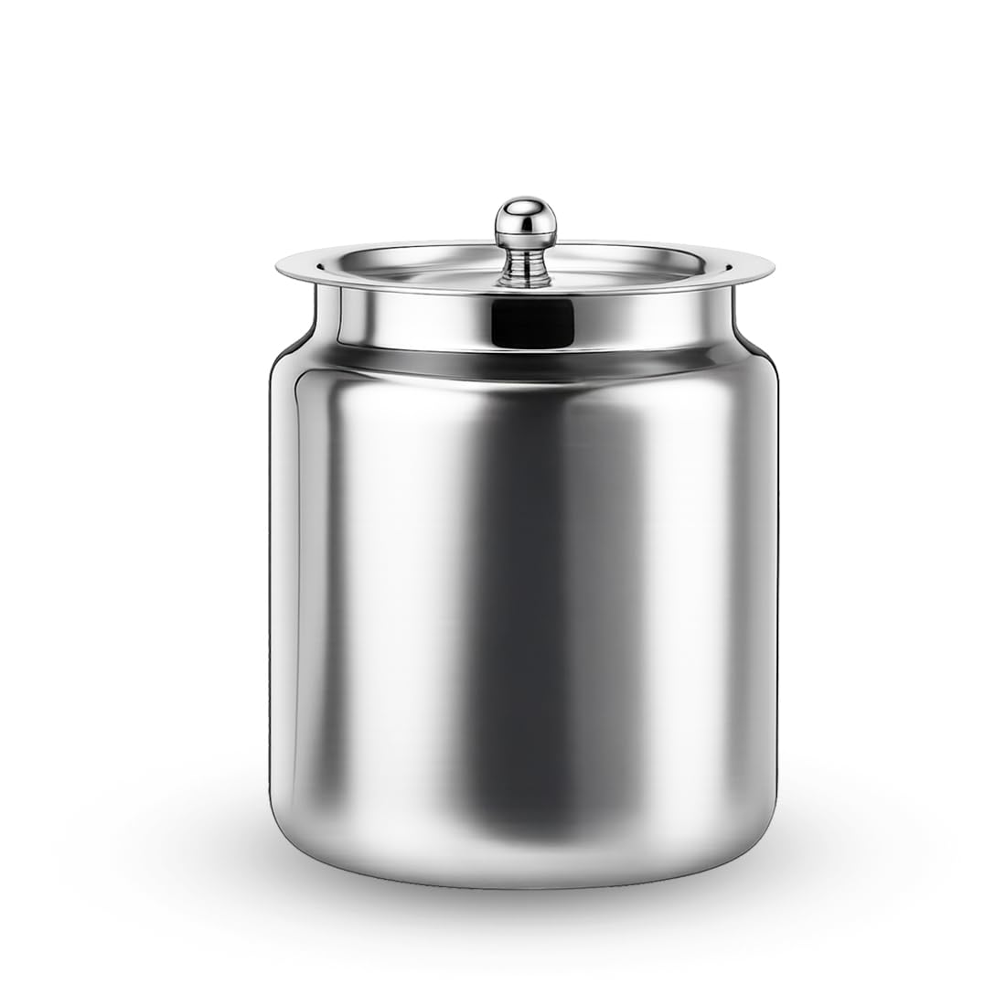 Ambrosia SS Ghee Pot & Spoon | 1 L