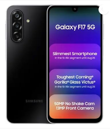 SM-E176BZKBINS Samsung Galaxy F17 5G 6+128GB Neo Black