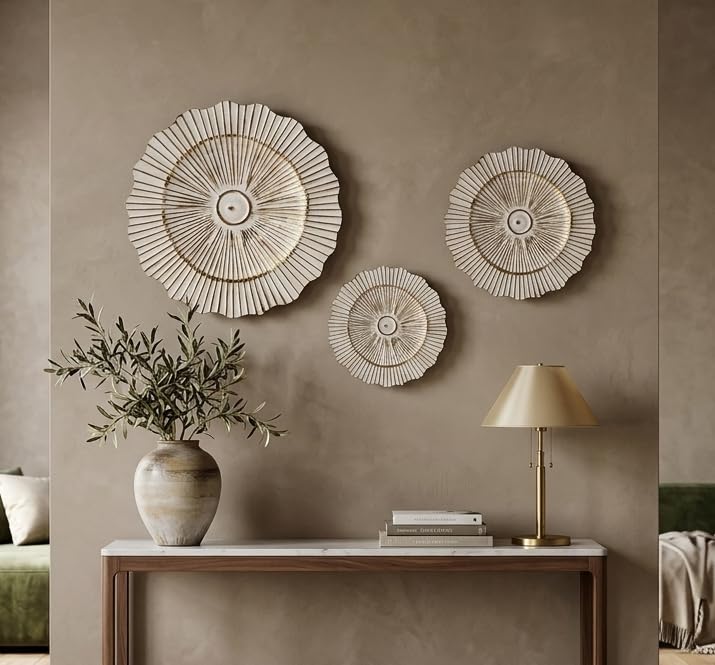 Orobe White Gold Metal Wall Art CPWAR100008_OB