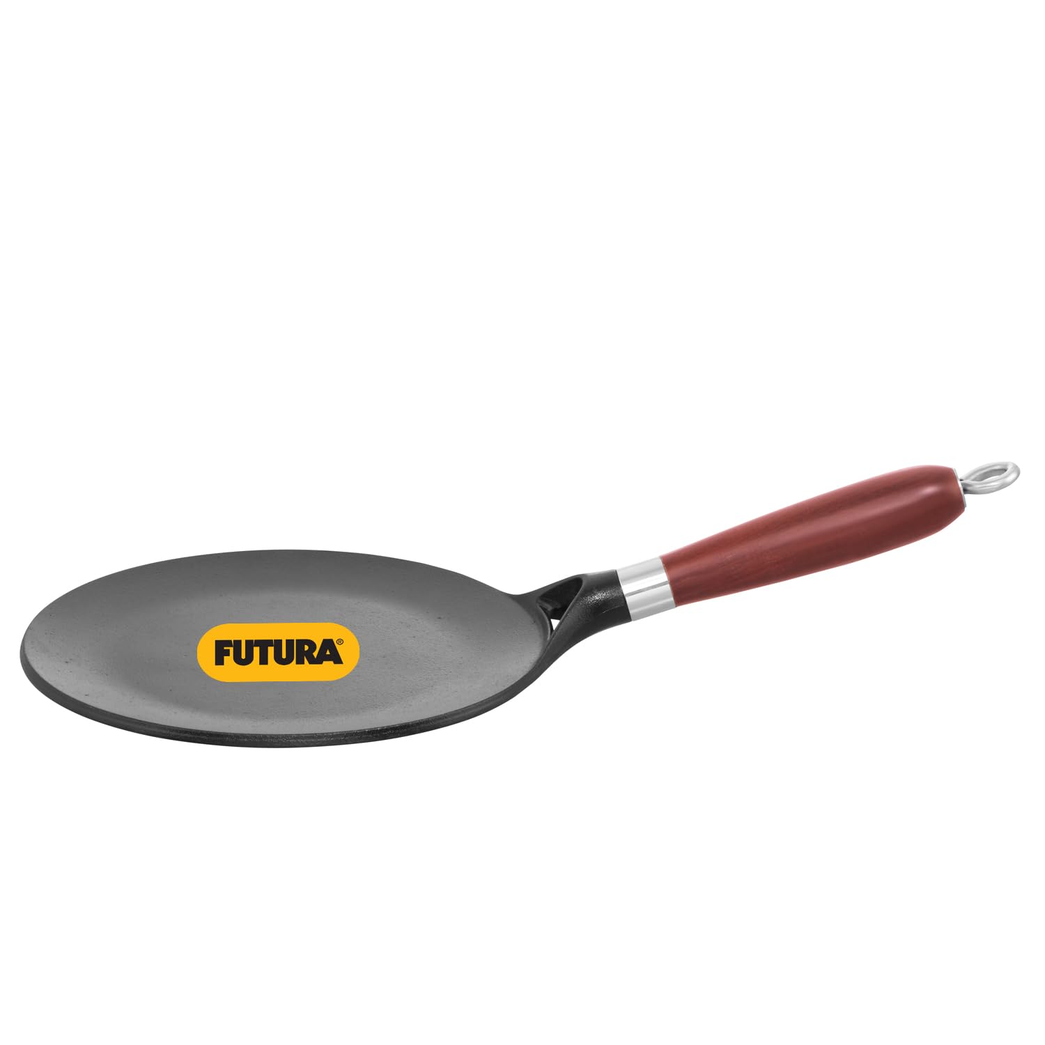 Hawkins Futura 22 cm Cast Iron Tava, Black (CIT22)