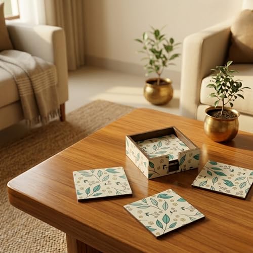 Moon Impact 6 Piece Coasters Set
