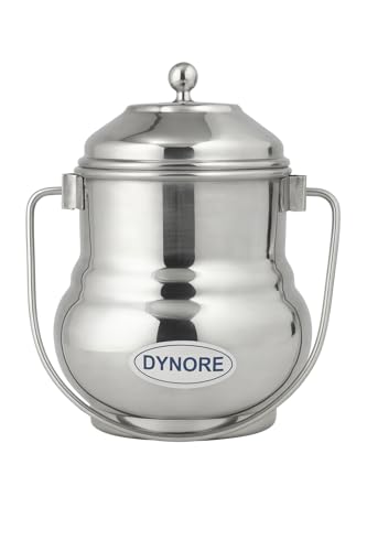 Dynore Belly Shape Milk/Oil Barni with Handle & Lid 450ML DS_2486