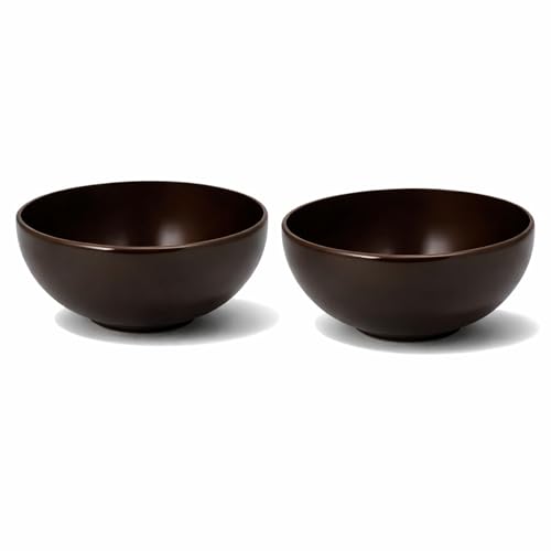 Hitkari Serving Bowl Set 2Pc Glossy Brown