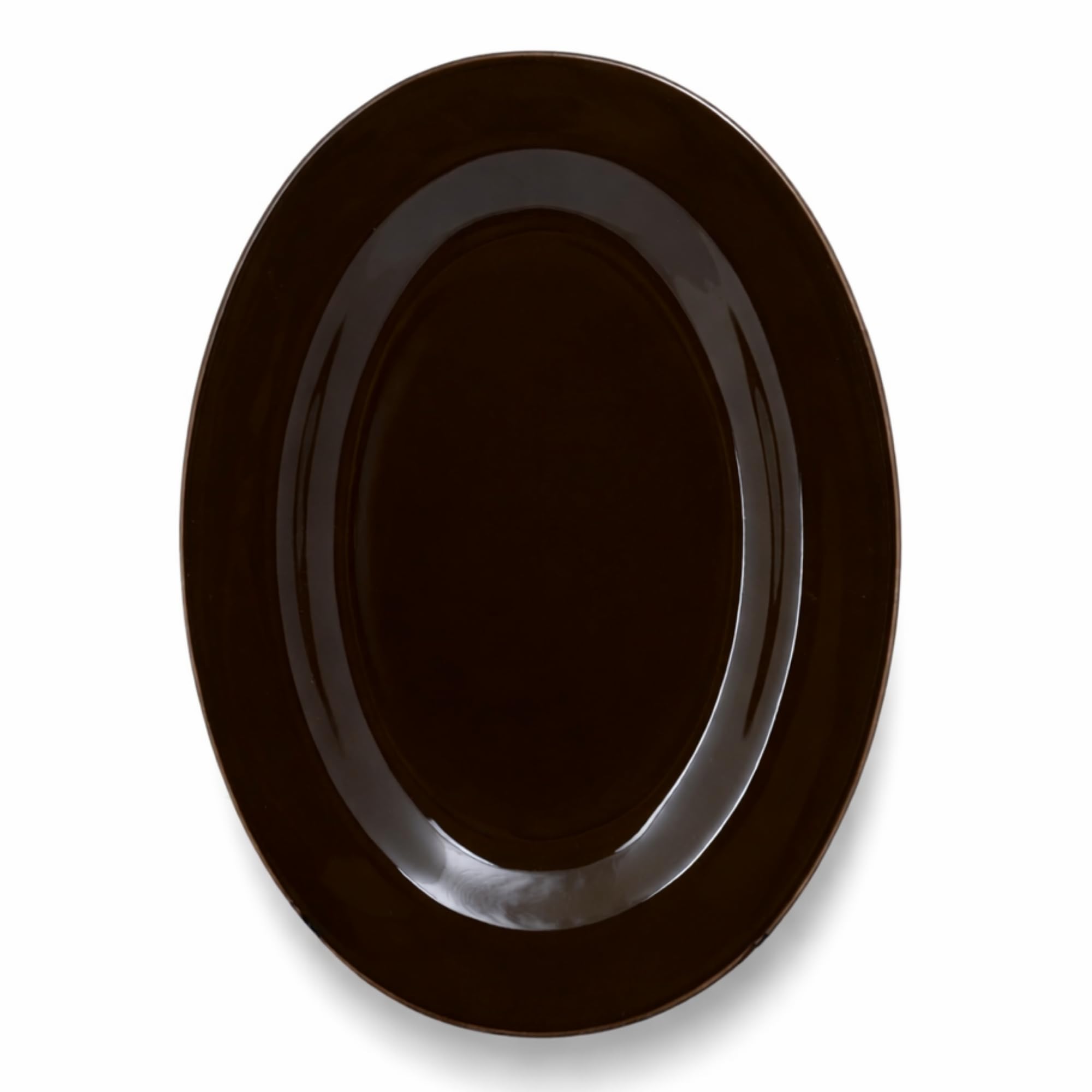 Hitkari Oval Platter 31CM Glossy Ivory
