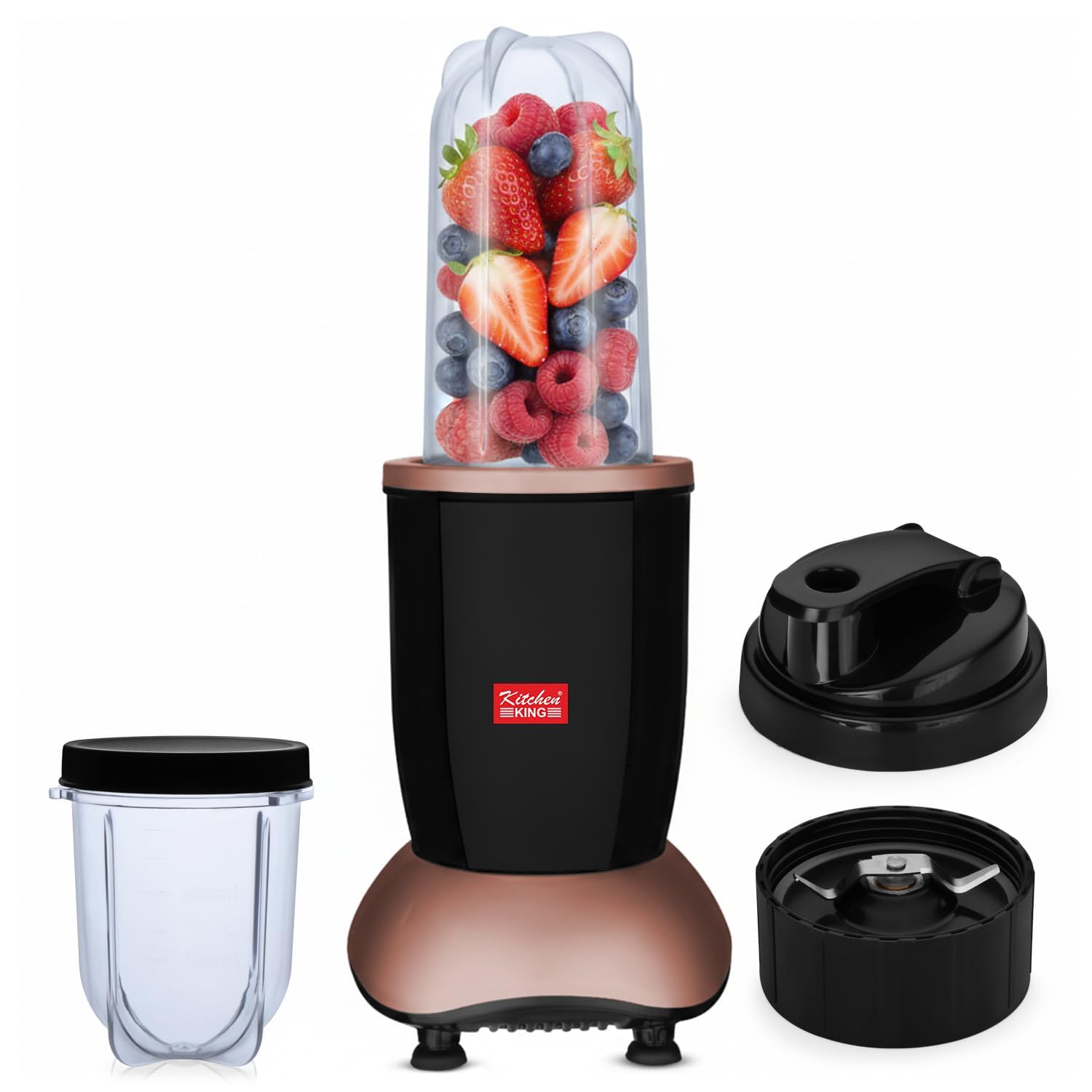 Kitchen King  Bullet Mixer Grinder 500W With Jar Copper Black