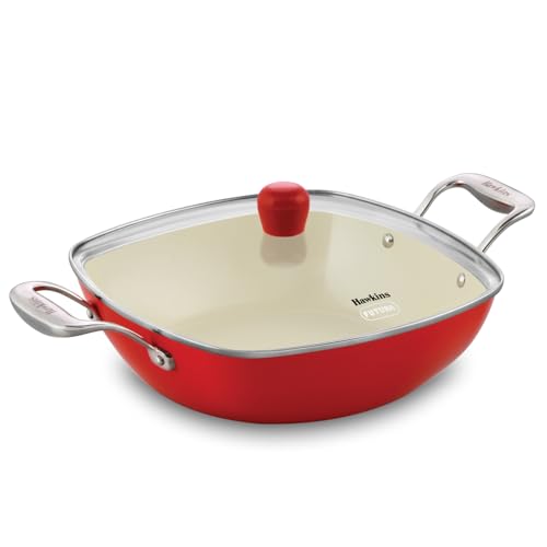 Hawkins Ceramic coated Square Kadhai