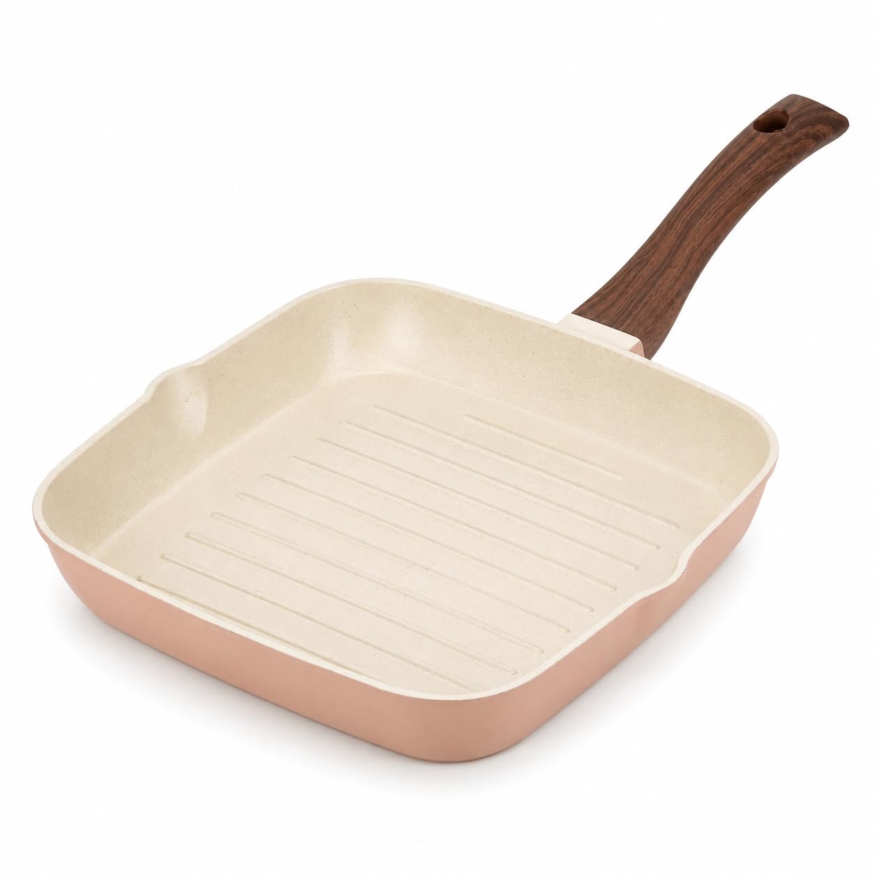 VC957 Vinod Ceravit Grill Pan Square 24CM Desert Rose CERGP24P