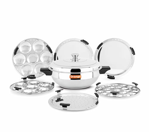 Orange Inox SS Multi Kadai 6 Pcs OSSC753