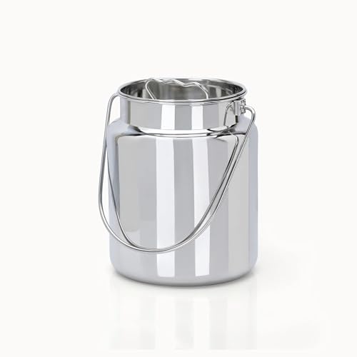 KMW SS Akhand Jointless Milk Can With Secure Locking Lid 5000ML MD05