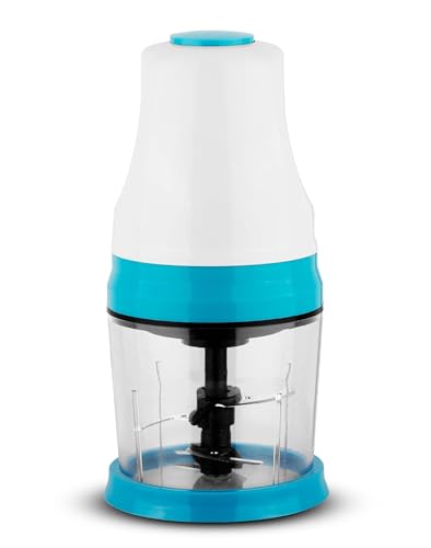 ORANGE Fine Chop Electric Chopper 250W | Polycarbonate Jar | Stainless Steel Blades | Vegetable Cutter,Chutney Maker,Garlic &Ginger Mincer| Egg Whisking Blade |Compact & Easy to Use|1 Year Warranty