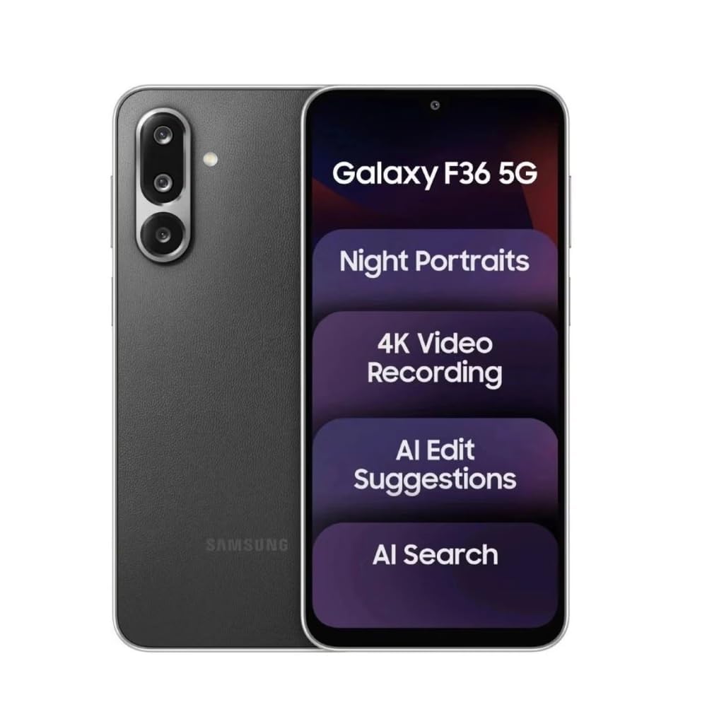 SM-E366BZKBINS Samsung Galaxy F36 5G 6/128GB Black  1000001