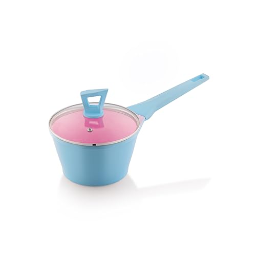 TCS Bloomora Sauce Pan With Glass Lid CBSG18