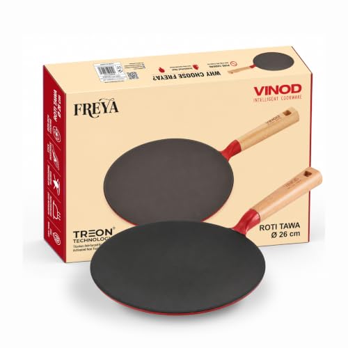 VC986 Vinod Freya Roti Tawa Red 26 CM FRRTR26