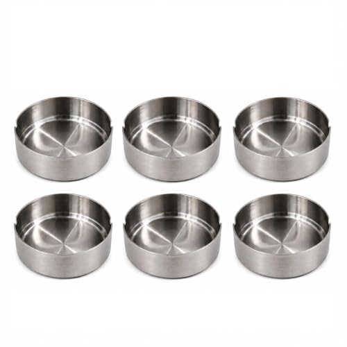 KMW SS Ashtray Set of 6 AST06/6