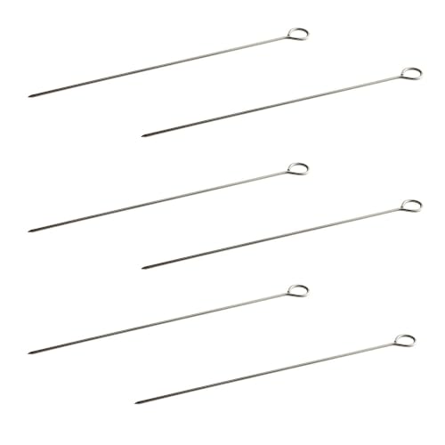 KMW SS Tikka Kabab Skewers 12 Inch Set of 6 SKR12/6