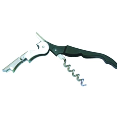 KMW SS Wine Bottle Opener Black KMOPN1/1