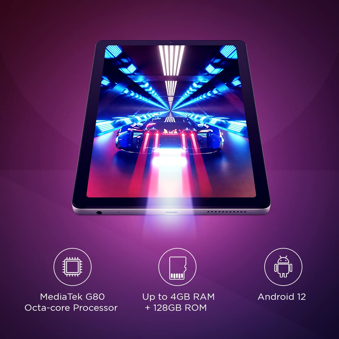 realme Pad Mini WiFi+4G Tablet | 6GB RAM 128GB ROM (Expandable), 22.1cm  (8.7 inch) Cinematic Display | 6400 mAh Battery | Dual Speakers | Grey  Colour